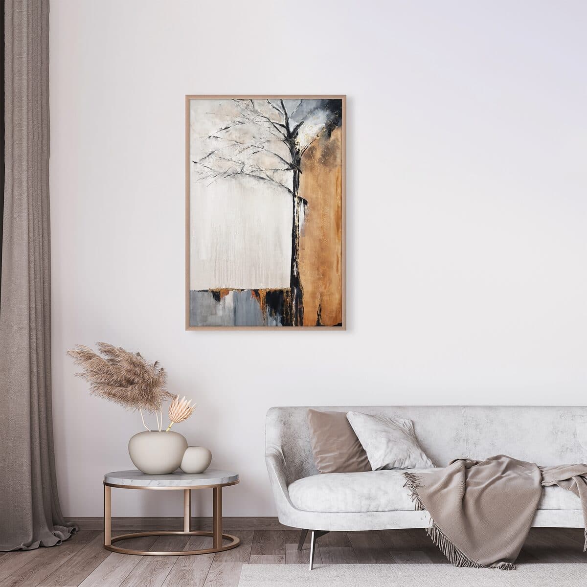 Tišina, Akril na platnu, 80 × 120 cm