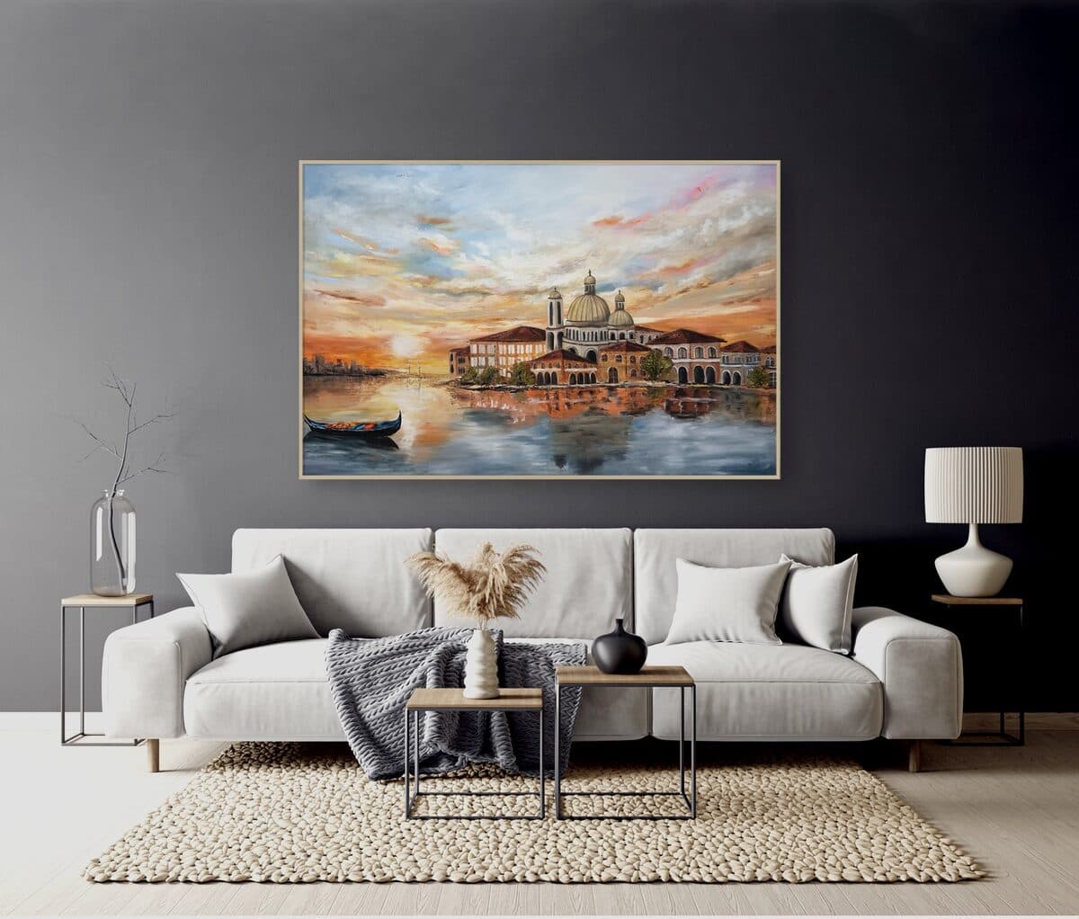 Stari grad, Ulje na platnu, 180 × 120 cm