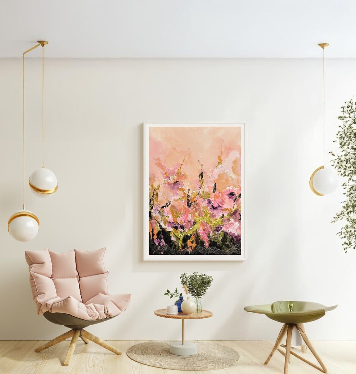 Blossom, Akril na lepenci, 100 × 70 cm