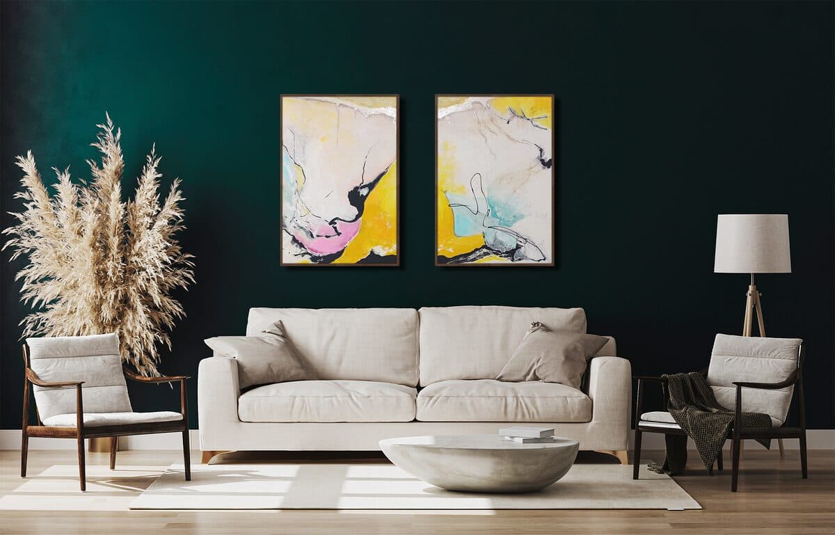 Ritual, Akril na platnu, 2 × 70 × 100 cm