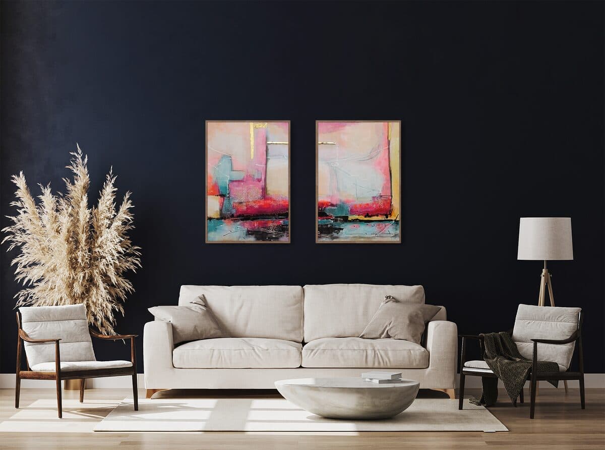 Puls, Akril na platnu, 2 × 70 × 100 cm