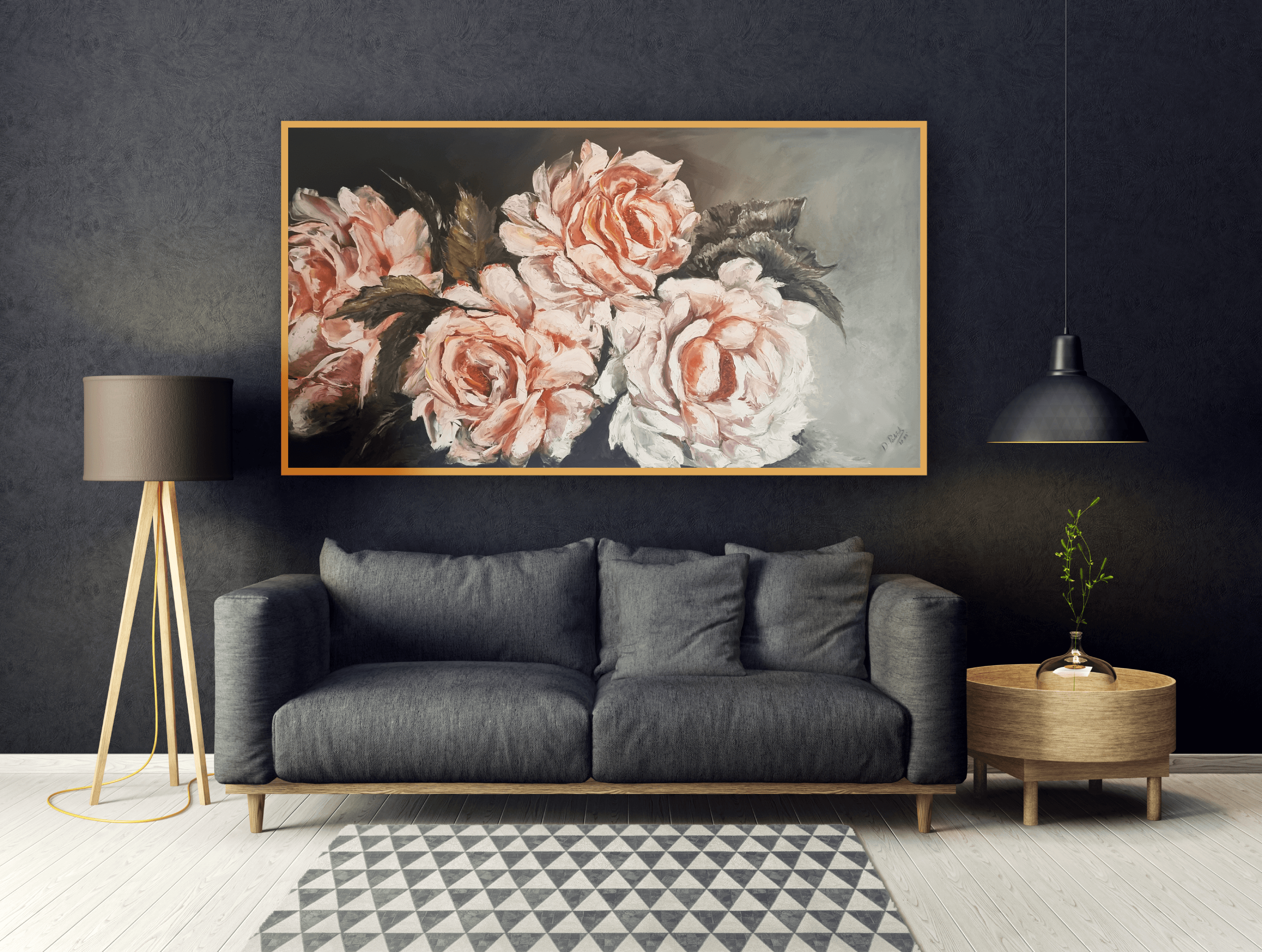 Buket, Ulje na platnu, 150 × 100 cm