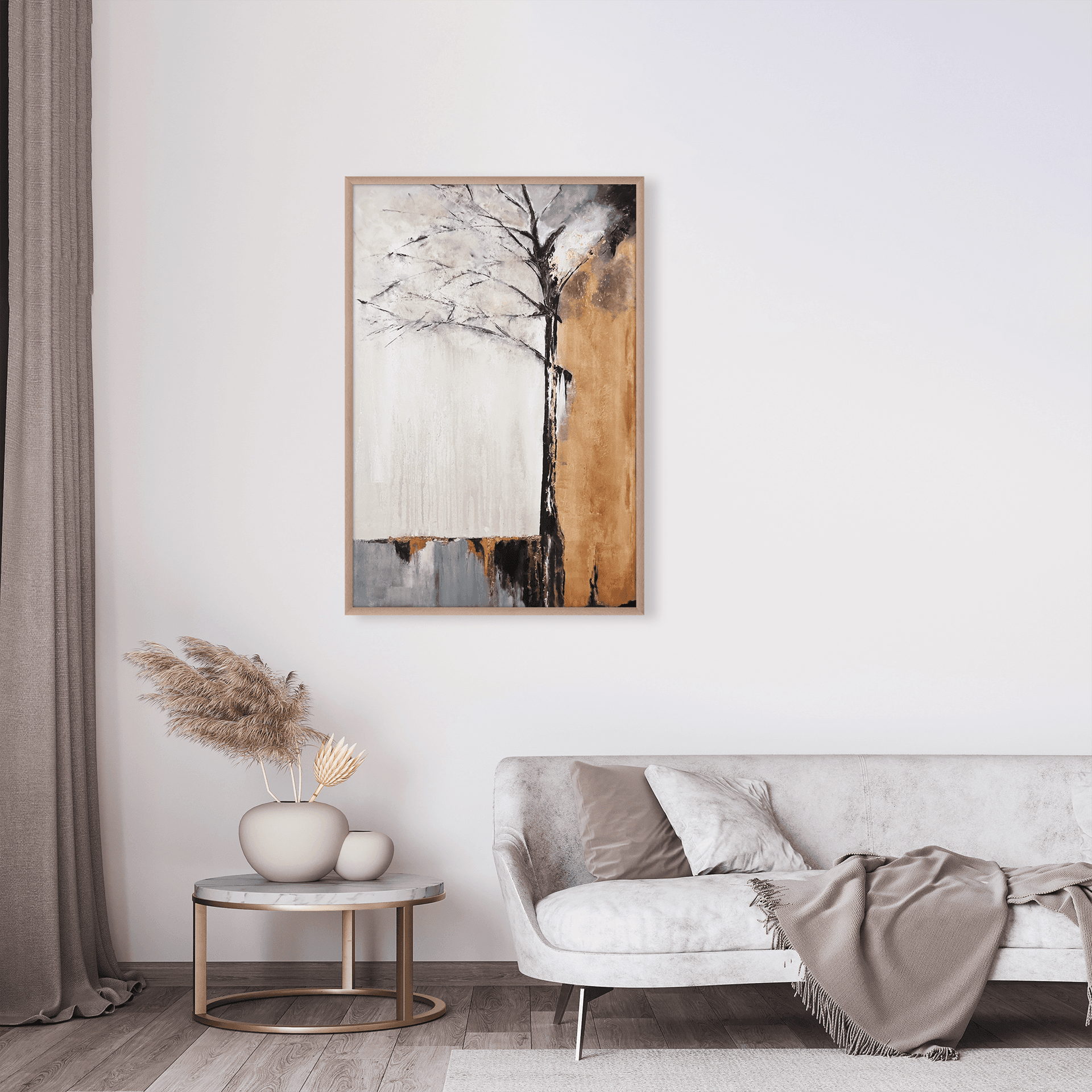 Tišina, Akril na platnu, 80 × 120 cm
