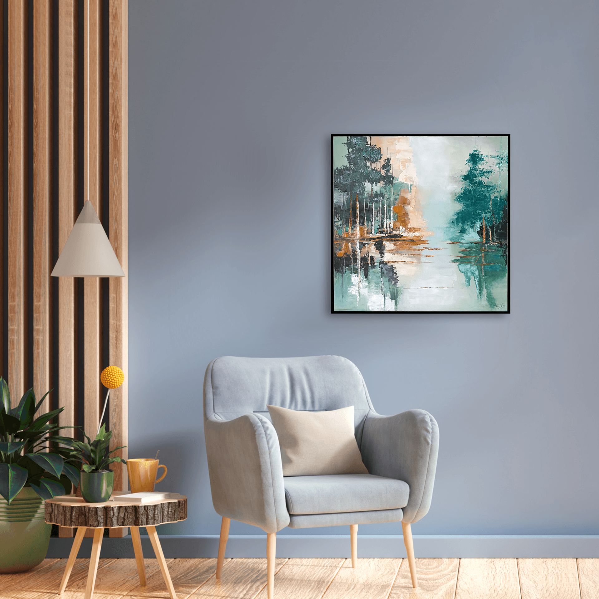 Tara, Ulje na platnu, 90 × 90 cm