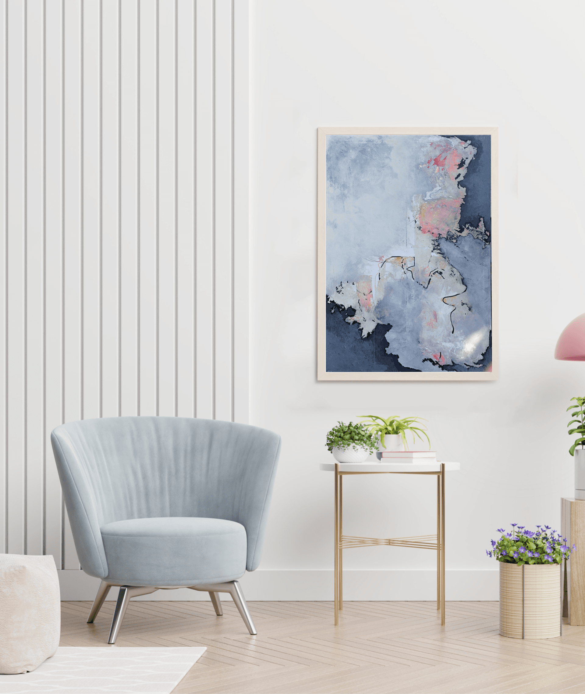 Aria, Akril na platnu, 100 × 70 cm