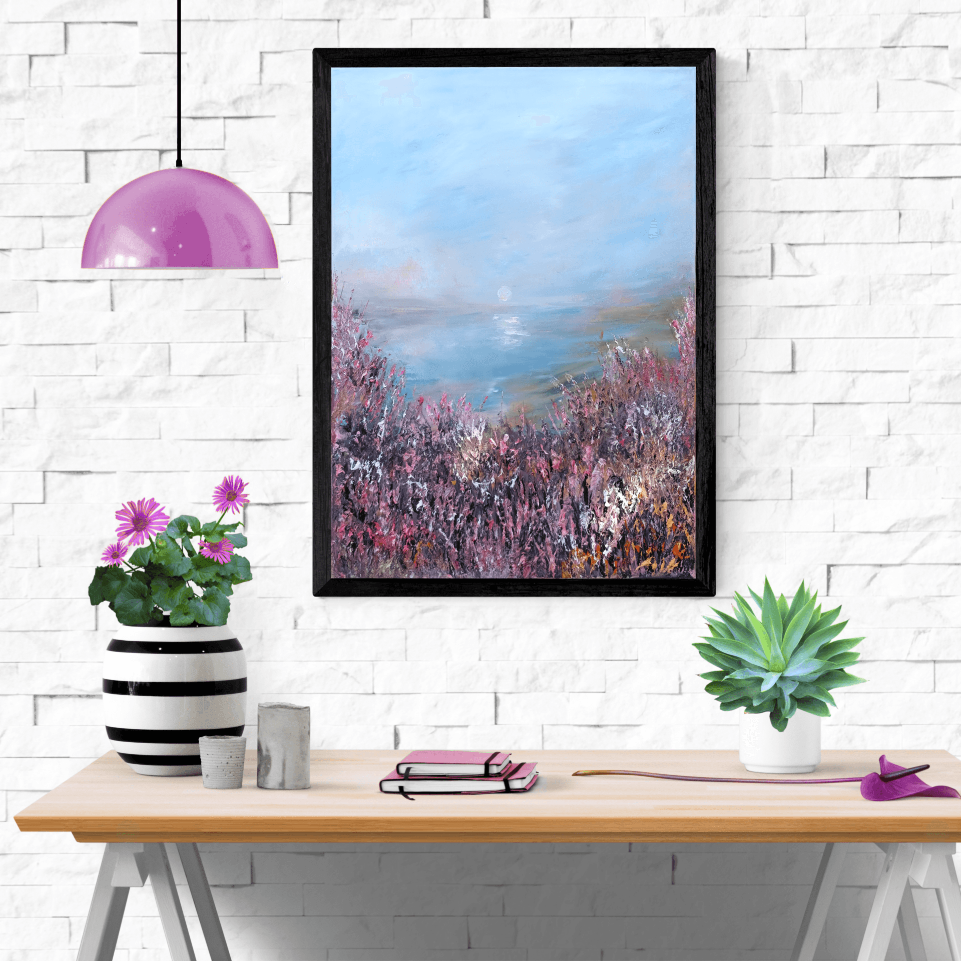 Poljana, Ulje na platnu, 40 × 70 cm