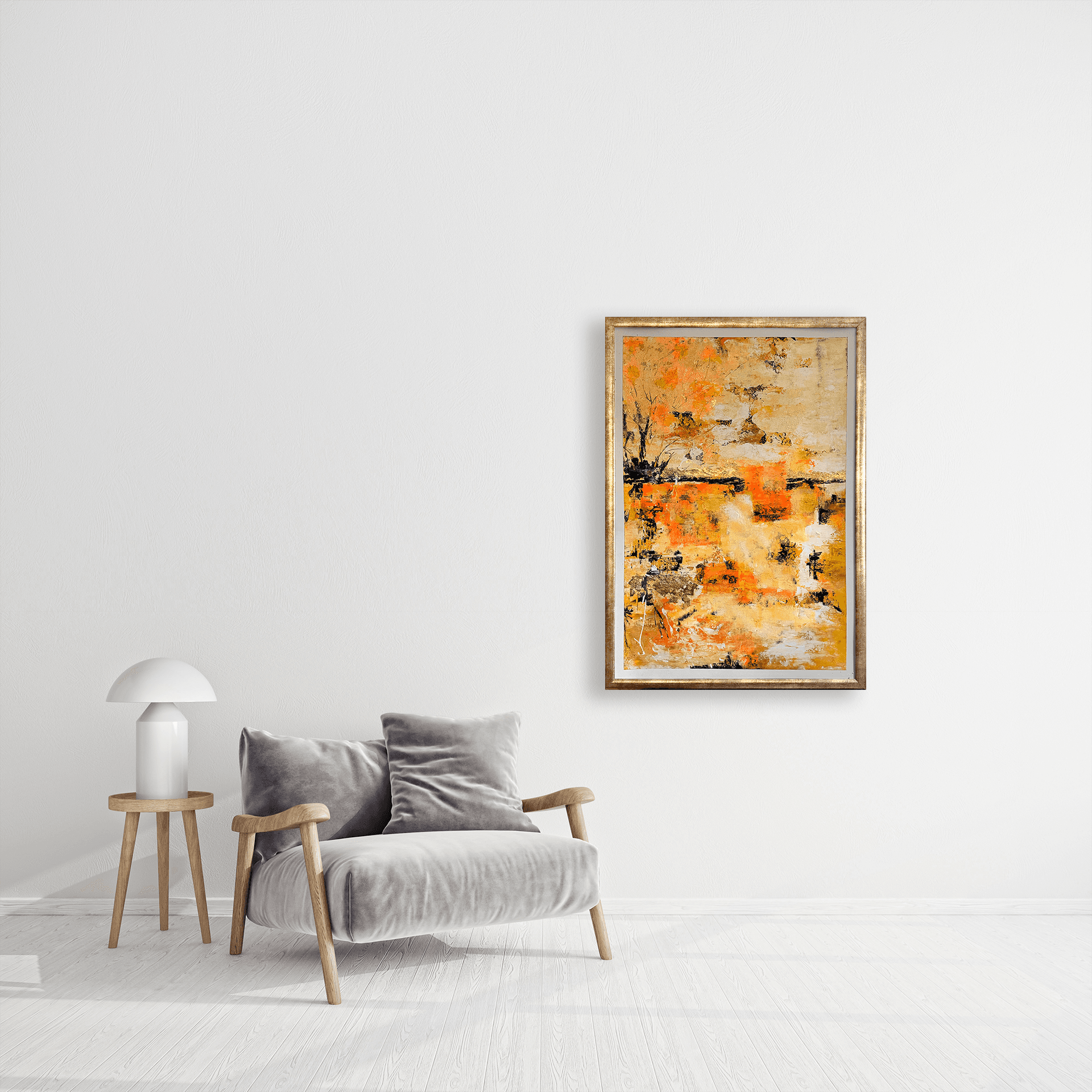Pumpkin, Akril na lepenci, 100 × 70 cm