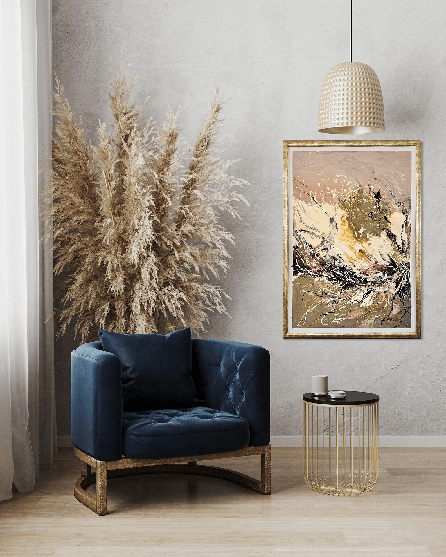 Wilderness, Akril na lepenci, 100 × 70 cm