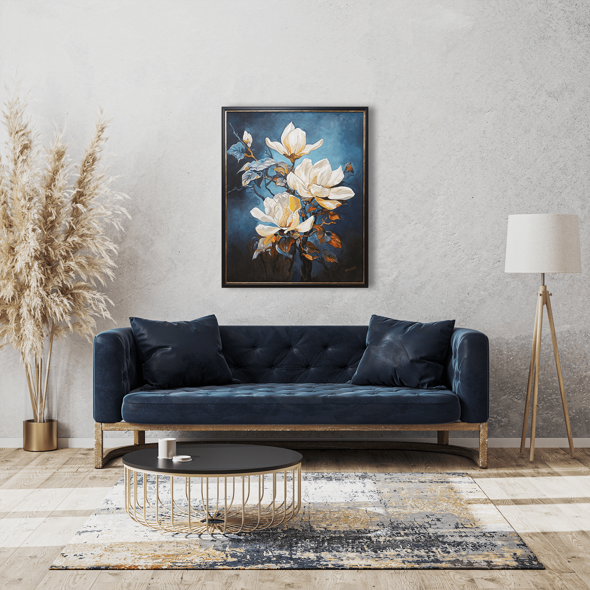 Dodir Proleća, Akril na platnu, 80 × 100 cm