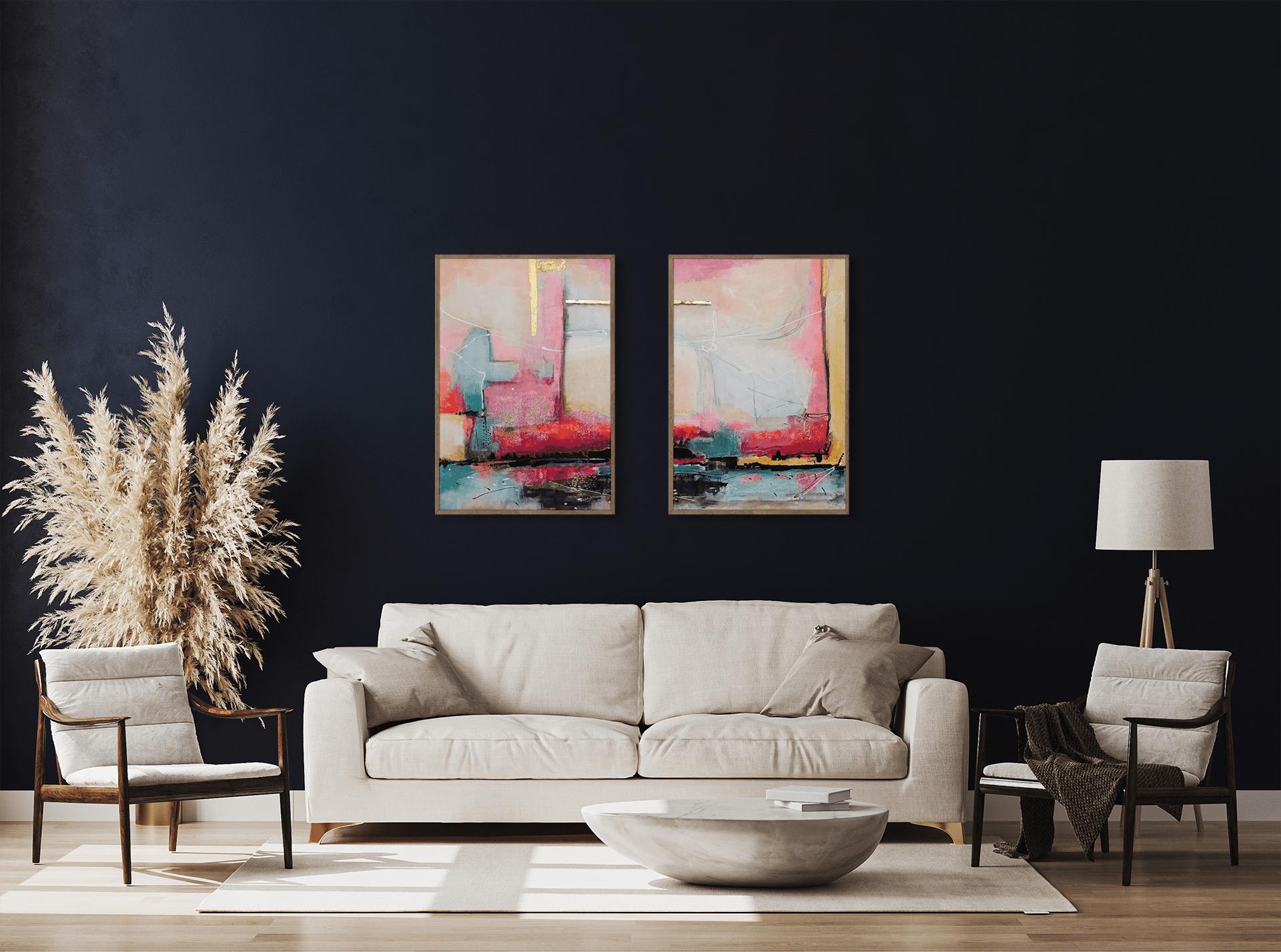 Puls, Akril na platnu, 2 × 70 × 100 cm