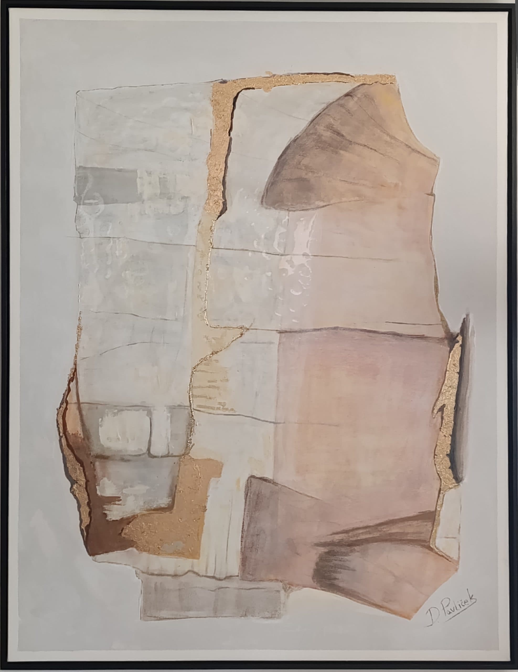 Soft- Touch, Akril na platnu, 120 × 90 cm